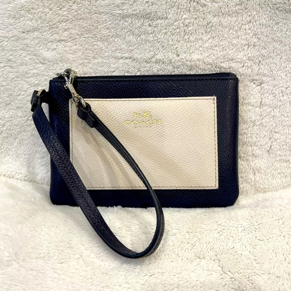 Coach Color Block Wristlet